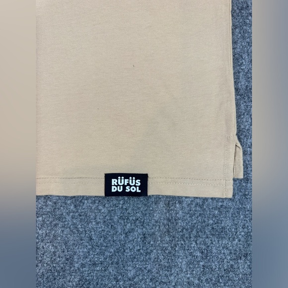 COPY - Rufus Du Sol Solace Tour Long Sleeve Shirt Men’s Size L Tan EDM Music. - Picture 5 of 10